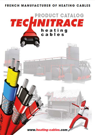 Technitrace general catalogue of heating cables and their accessories.